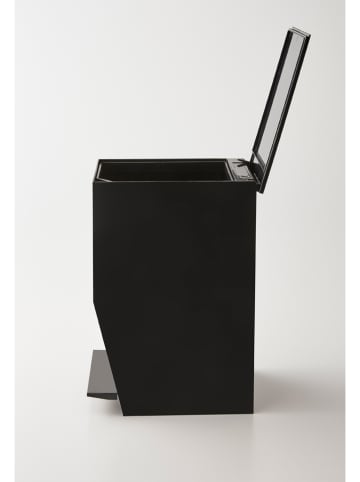Yamazaki Kosz "Tower" w kolorze czarnym na śmieci - 12 x 27,5 x 19 cm