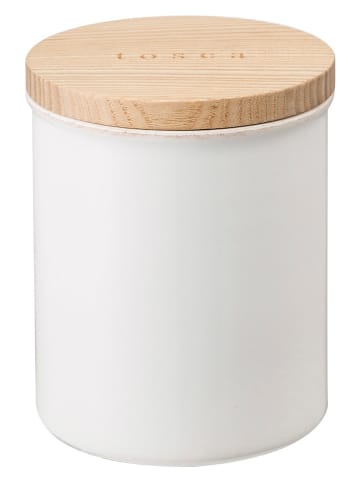 Yamazaki Vorratsbehälter ''Tosca'' in Weiß - (H)11,5 x Ø 9,5 cm