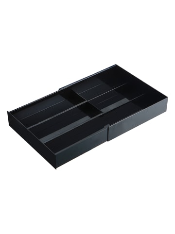 Yamazaki Schubladen-Organizer "Tower" in Schwarz - (B)25 x (H)5,7 x (T)24,6 cm
