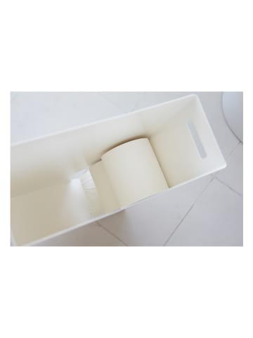 Yamazaki Toilettenpapierhalter "Tower" in Weiß - (B)23 x (H)48 x (T)12,5 cm