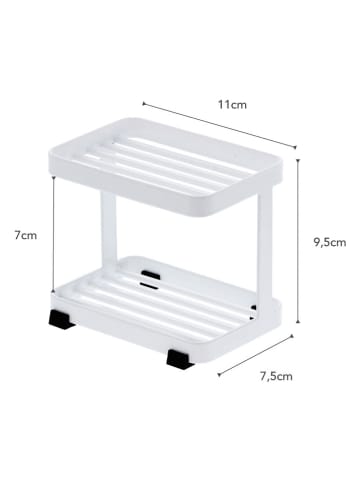Yamazaki Mydelniczka "Tower" w kolorze białym - 11 x 9,5 x 7,5 cm