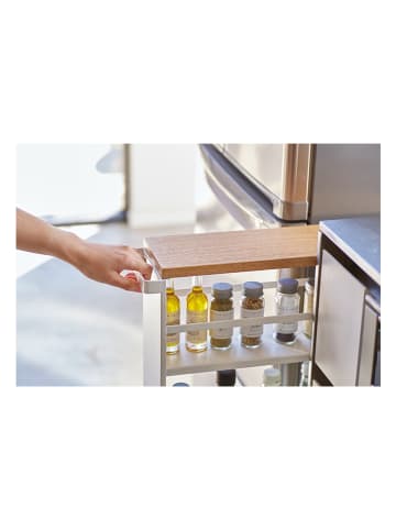 Yamazaki Küchenregal "Tower" in Weiß - (B)47,5 x (H)80,5 x (T)13 cm