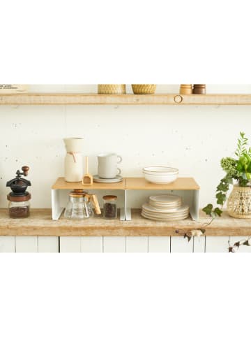 Yamazaki Ablageregal "Tosca" in Weiß - (B)30,5 x (H)14,5 x (T)22 cm