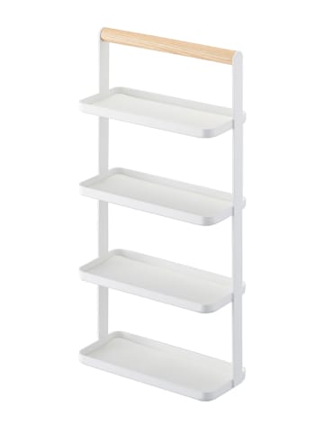 Yamazaki Stojak "Tosca" w kolorze białym na akcesoria - 16,5 x 33 x 7 cm