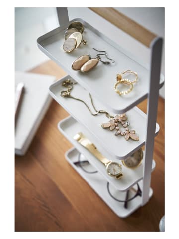 Yamazaki Accessoire-Ständer "Tosca" in Weiß - (B)16,5 x (H)33 x (T)7 cm