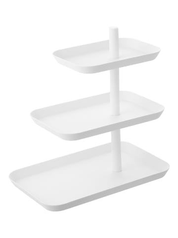 Yamazaki Etagere "Tower" in Weiß - (B)25 x (H)26 x (T)16 cm