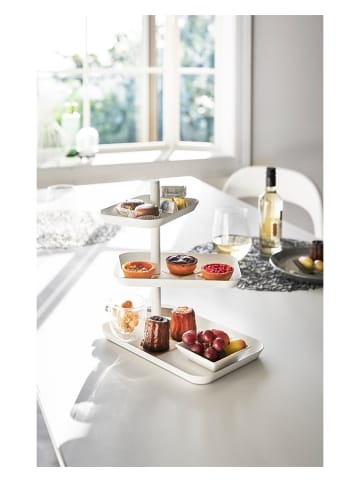 Yamazaki Etagere "Tower" in Weiß - (B)25 x (H)26 x (T)16 cm