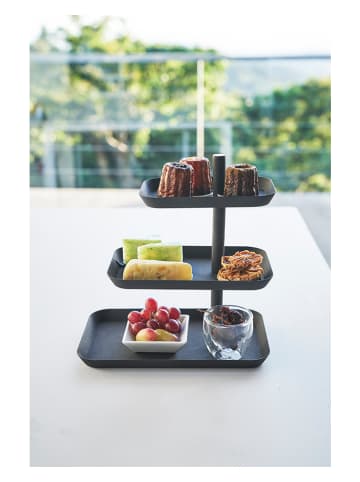 Yamazaki Etagere "Tower" in Schwarz - (B)25 x (H)26 x (T)16 cm