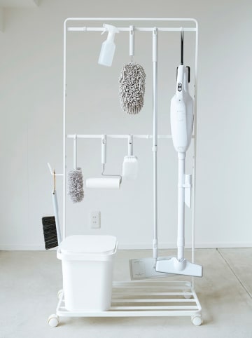 Yamazaki Regał ''Tower'' w kolorze białym do przechowywania - 72,5 x 141 x 35 cm