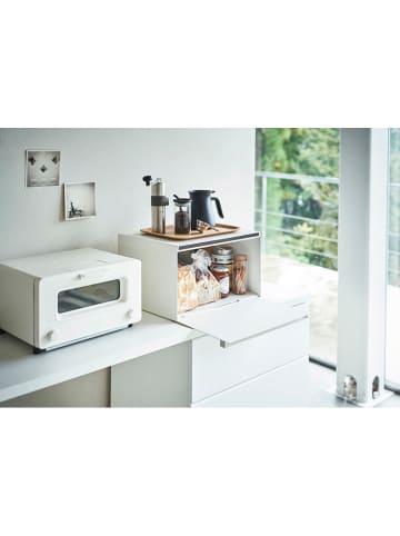 Yamazaki Brotkasten ''Tower'' in Weiß - (B)40 x (H)24 x (T)32 cm