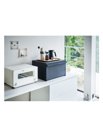 Yamazaki Brotkasten "Tower" in Schwarz - (B)40 x (H)24 x (T)34,5 cm