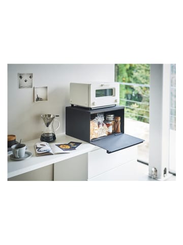 Yamazaki Brotkasten "Tower" in Schwarz - (B)40 x (H)24 x (T)34,5 cm