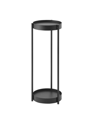Yamazaki Stojak "Tower" w kolorze czarnym na rośliny - wys. 70 cm