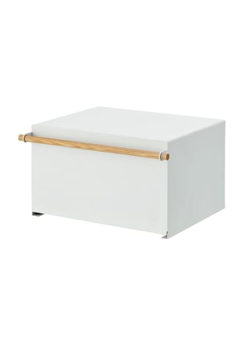 Yamazaki Chlebak "Tosca" w kolorze białym - 43 x 24 x 36,5 cm