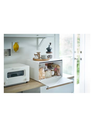 Yamazaki Chlebak "Tosca" w kolorze białym - 43 x 24 x 36,5 cm