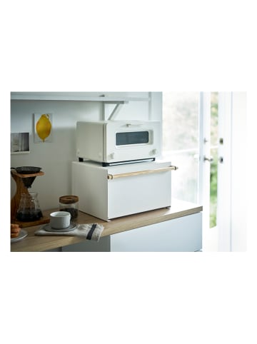 Yamazaki Chlebak "Tosca" w kolorze białym - 43 x 24 x 36,5 cm