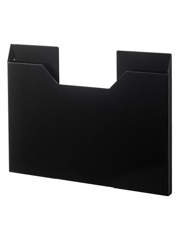 Yamazaki Uchwyt kuchenny "Tower" w kolorze czarnym - 50,5 x 36,5 x 2,5 cm