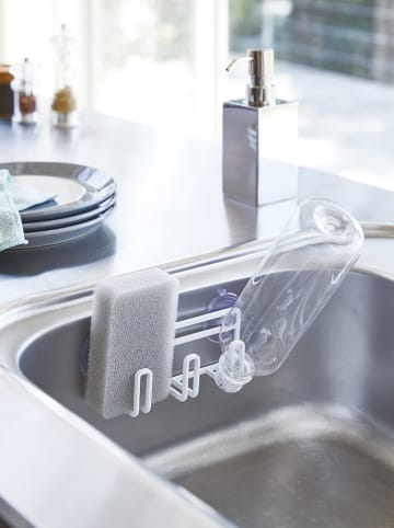 Yamazaki Uchwyt ''Towe'' w kolorze białym na gąbkę - 16 x 5,5 x 3,5 cm