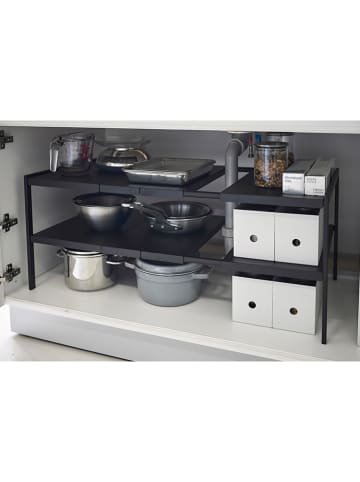 Yamazaki Organizer "Tower" w kolorze czarnym do szafki - 50 x 35 x 30 cm