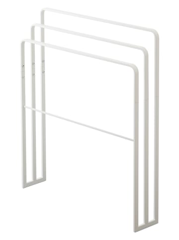 Yamazaki Handtuchhalter "Tower" in Weiß - (B)70 x (H)81 x (T)14 cm