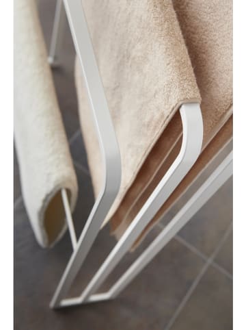 Yamazaki Handtuchhalter "Tower" in Weiß - (B)70 x (H)81 x (T)14 cm