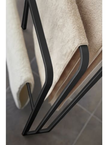 Yamazaki Handtuchhalter "Tower" in Schwarz - (B)70 x (H)81 x (T)14 cm