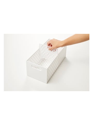 Yamazaki Koszyk "Tower" w kolorze białym na warzywa - 32 x 12 x 15 cm