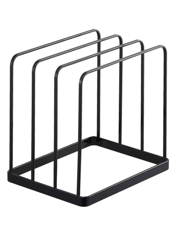 Yamazaki Organizer "Tower" in Schwarz - (B)19,5 x (H)19,5 x (T)16 cm