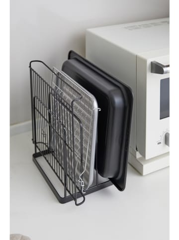 Yamazaki Organizer "Tower" in Schwarz - (B)19,5 x (H)19,5 x (T)16 cm