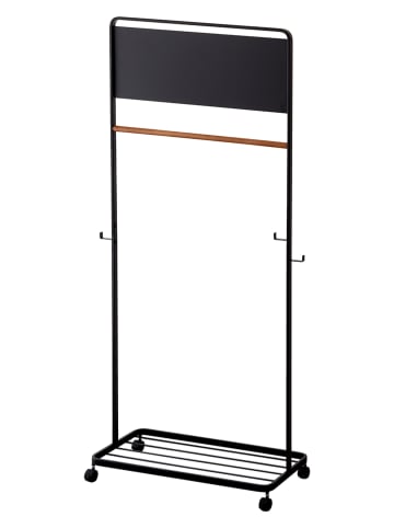 Yamazaki Wieszak "Tower" w kolorze czarnym na ubrania - 68,5 x 140 x 33 cm