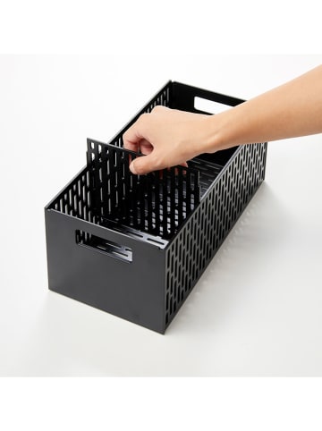 Yamazaki 3-częściowy zestaw "Tower" w kolorze czarnym - 16 x 46 x 32,5 cm