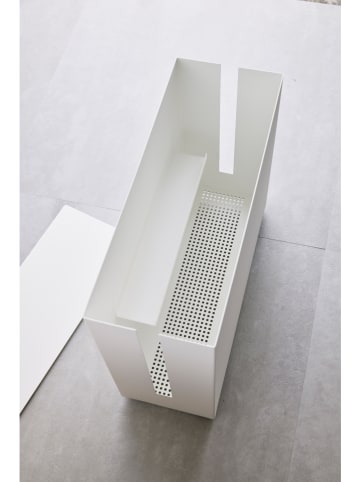 Yamazaki Pudełko "Tower" w kolorze białym na kable - 15 x 34,5 x 40 cm
