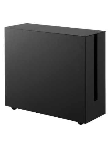 Yamazaki Kabelbox "Tower" in Schwarz - (B)15 x (H)34,5 x (T)40 cm