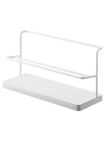 Yamazaki Ociekacz ''Tower'' w kolorze białym do butelek - 32 x 17 x 12 cm