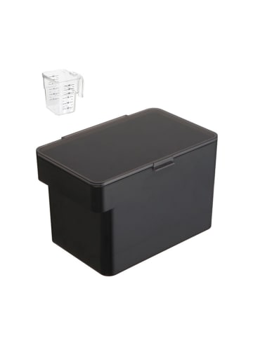 Yamazaki Tierfutter-Container "Tower Airtight" in Schwarz - (B)30 x (H)19,2 x (T)27 cm
