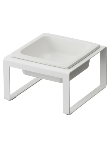 Yamazaki Miska "Tower" w kolorze białym ze stojakiem - 15 x 10 x 15,5 cm