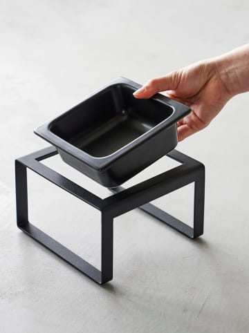 Yamazaki Futternapf ''Tower'' in Schwarz - (B)15 x (H)10 x (T)15,5 cm