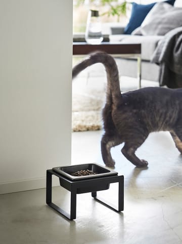 Yamazaki Futternapf ''Tower'' in Schwarz - (B)15 x (H)10 x (T)15,5 cm