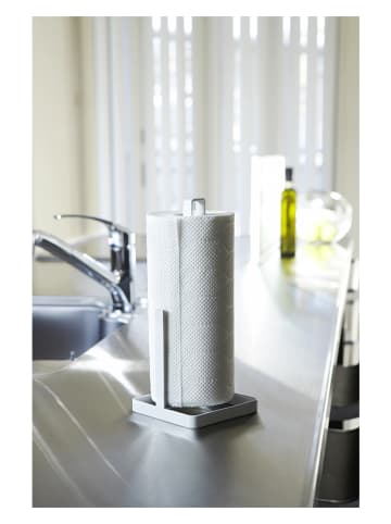 Yamazaki Uchwyt "Tower" w kolorze białym na ręcznik papierowy - 11 x 26,5 x 11 cm