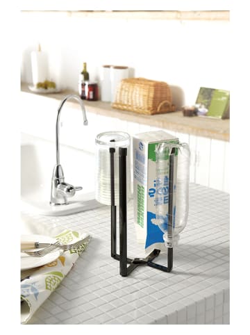 Yamazaki Küchenständer in Schwarz - (B)12 x (H)26,5 x (T)9,5 cm