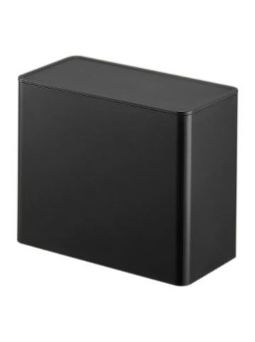 Yamazaki Kaffeefilter-Behälter "Tower" in Schwarz - (B)18,4 x (H)15,4 x (T)9,2 cm