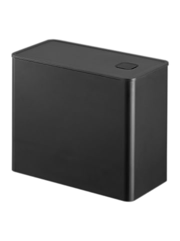 Yamazaki Pojemnik "Tower" w kolorze czarnym na kawę - 18,4 x 15,4 x 9,2 cm