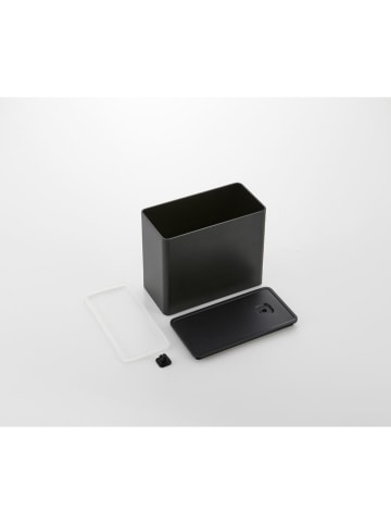 Yamazaki Pojemnik "Tower" w kolorze czarnym na kawę - 18,4 x 15,4 x 9,2 cm