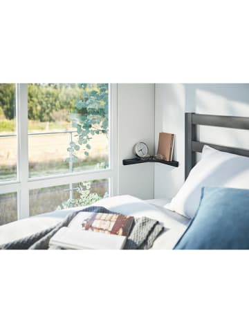 Yamazaki Regał ścienny "Tower" w kolorze czarnym - 24,5 x 3,3 x 22 cm