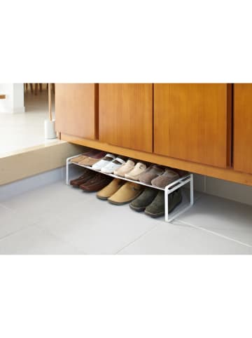 Yamazaki Regał "Frame" w kolorze białym na buty - 17,5 x 25 cm