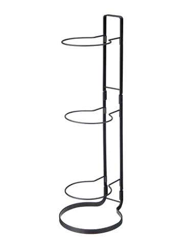 Yamazaki Stojak "Frame" w kolorze czarnym na piłki - 25,5 x 65 x 20,5 cm