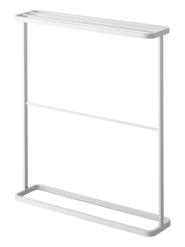 Yamazaki Badetuchhalter "Tower" in Weiß - (B)65 x (H)75 x (T)15 cm