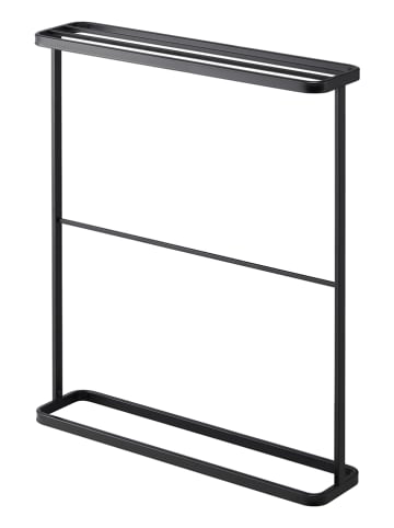 Yamazaki Wieszak "Tower" w kolorze czarnym na ręczniki - 65 x 75 x 15 cm