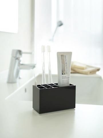 Yamazaki Uchwyt ''Mist'' w kolorze czarnym na szczoteczki do zębów - 11 x 7 x 5 cm