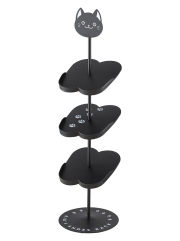 Yamazaki Stojak "Cat" w kolorze czarnym na buty - 18 x 67 x 18 cm
